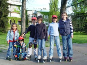 2005 - 04 Varie Arriva la primavera e... tutti fuori a giocare nei golfi. E poi sono arrivati i nuovi roller...