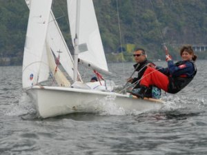 2008-04 Dervio Ponte del 25 aprile a Colico mentre le 3 bimbe grandi fanno allenamento a Dervio. La domenica regata di apertura della...