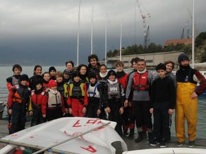 2011-01 Lerici 4 giorni al CVC per gli allenamenti. Tempo bruttino e Laura cambusiera