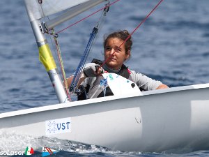 2011-05 Andora Laser Paola e Claudia a una regata laser ad Andora