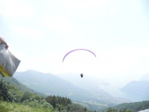 2014-07 Iseo Regalo di compleanno da Laura, Week end al lago d'iseo, con parapendio al Sabato, Turandot all'arena la sera e giro in...