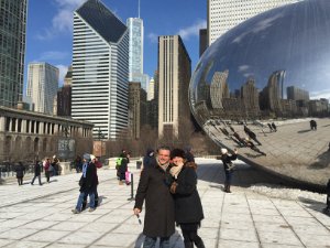 2015-02 Chicago Pochi giorni dopo Istanbul, Fabio deve essere a Chicago e poi ancora la settimana dopo.... che bello Laura viene anche...