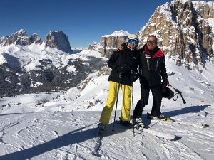 2019-02 Corvara Anche quest'anno organizziamo il CNY in Italia e siamo a Corvara. Riusciamo ad arrivare per miracolo evitando il blocco...