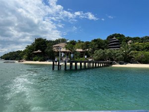 2022-06 55 a Bintan Questa volta andiamo a Cempedak, una private island a sud di Bintan (gemella di Nikoi dove eravamo stati qualche anno...