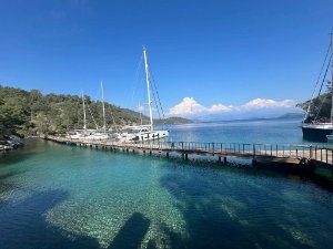 2024-02 Gocek San Valentino e' occasione d'oro per una settimana a Gocek. I viaggi purtroppo sono una pena. Fabio arriva Lunedi' e...