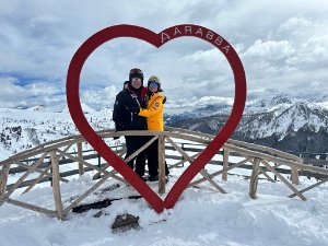 2024-03 Corvara Abbiamo cancellato la settimana bianca, ma la sorte ci aiuta e qualcuno deve avere cancellato, per cui ci tengono buona...