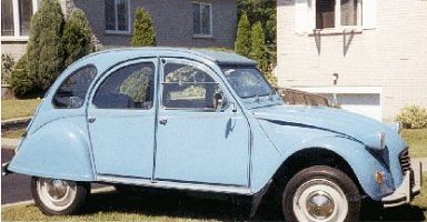 1995 Citroen 2CV azzurra (Carolina) a